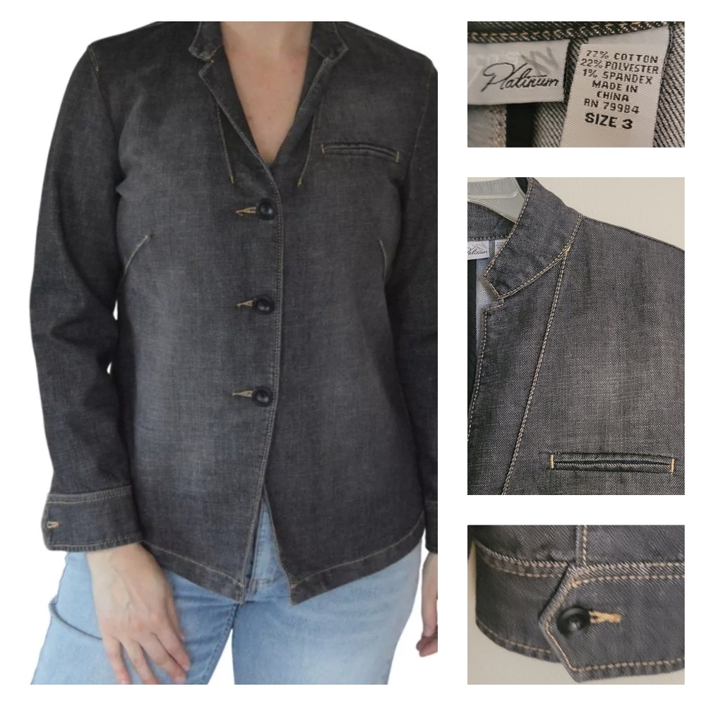 Chico's Gray Jacket L/XL